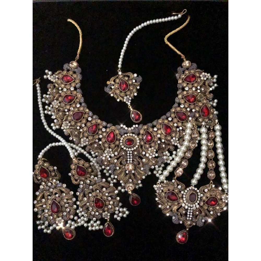 Moroccan Polki Rani Bridal Set from JewelnGems